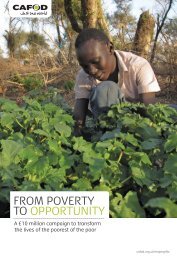 From Poverty to Opportunity prospectus (2 MB) - Cafod