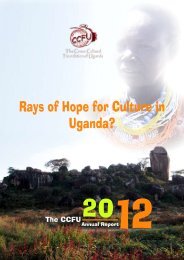 Rays of Hope for Culture in Uganda? - Cross-Cultural Foundation of ...