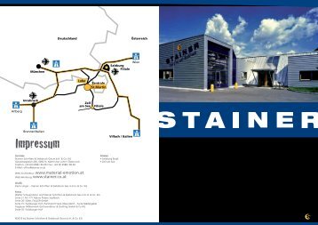 Fax an: +43 (0) - Stainer Schriften und Siebdruck GmbH und Co. KG