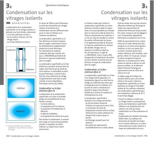 Condensation sur les vitrages isolants - Saint-Gobain Glass