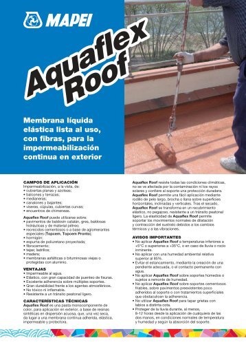 Aquaflex Roof Aquaflex Roof