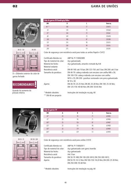 gama de produtos sml 01 - tubtec