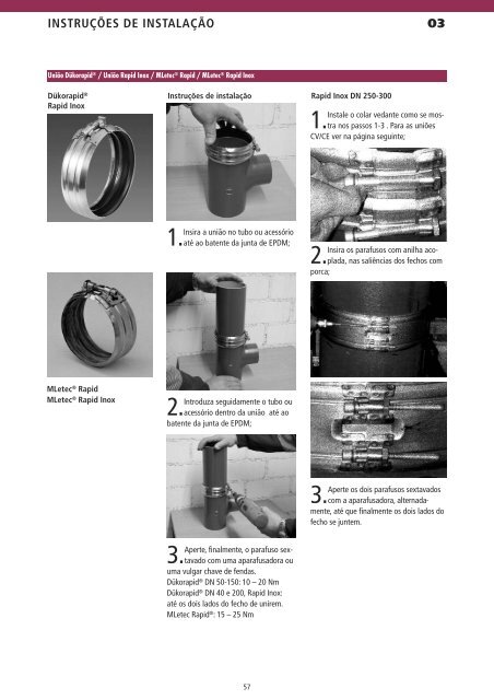 gama de produtos sml 01 - tubtec