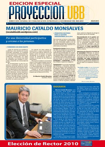 MAURICIO CATALDO MONSALVES - Universidad del Bío-Bío