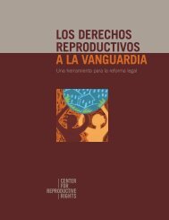 los derechos reproductivos a la vanguardia - Center for ...