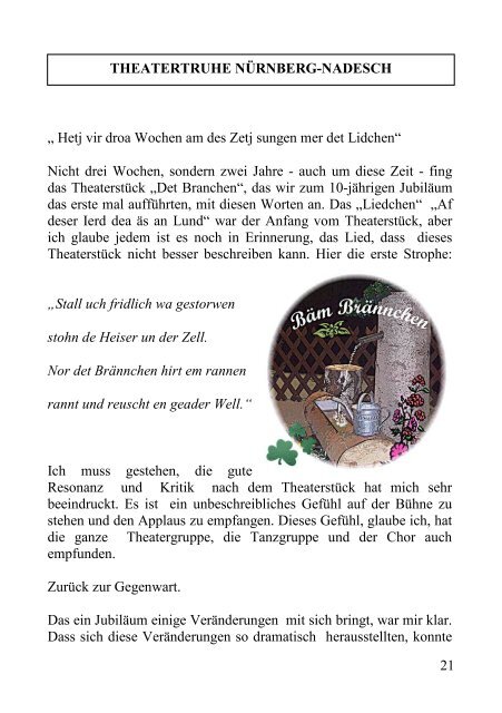 Vorwort der Redaktion - nadesch.de