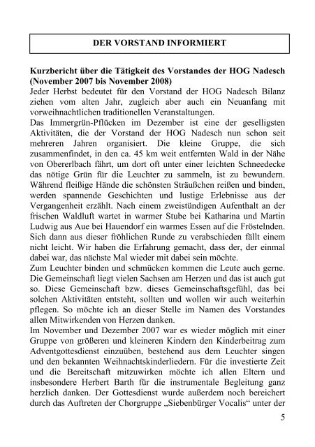 Vorwort der Redaktion - nadesch.de