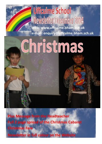 Uffculme Newsletter -07- December 2014