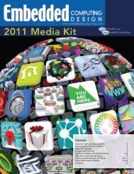 Embedded Computing Design 2011 Media Kit - OpenSystems Media