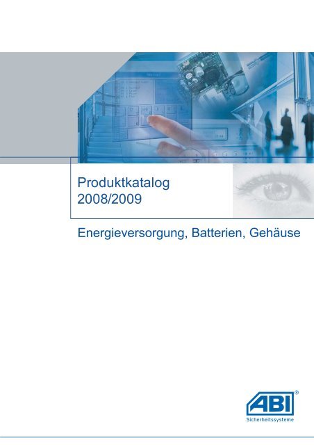 Produktkatalog 2008/2009 - ABI Sicherheitssysteme GmbH