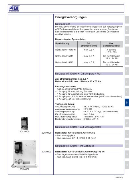 Produktkatalog 2008/2009 - ABI Sicherheitssysteme GmbH