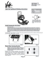voile hardwire crb telemark binding
