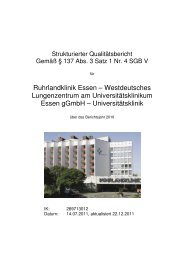 Ruhrlandklinik Essen – Westdeutsches Lungenzentrum am ...