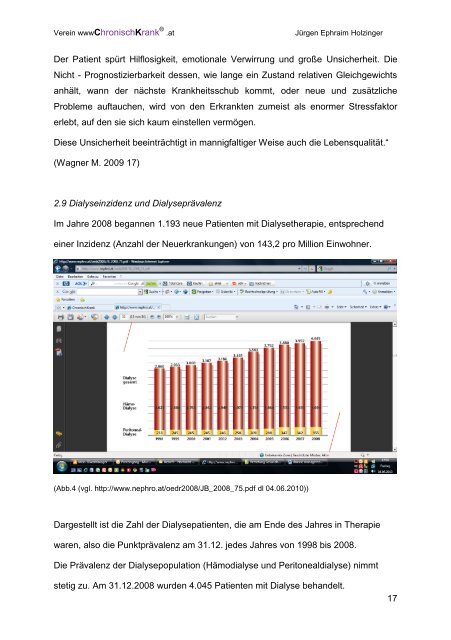 Disease- u. Case Management, Schwerpunkt Dialyse mit Bericht