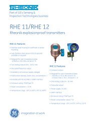 Rheonik Transmitter RHE11 - RHE12 - ODS-instrumentatie NL
