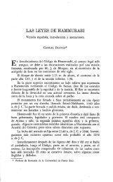 LAS LEYES DE HAMMURABI - Revista de Ciencias Sociales