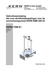 Balance de précision Kern EMB 600g, précision 0.01g
