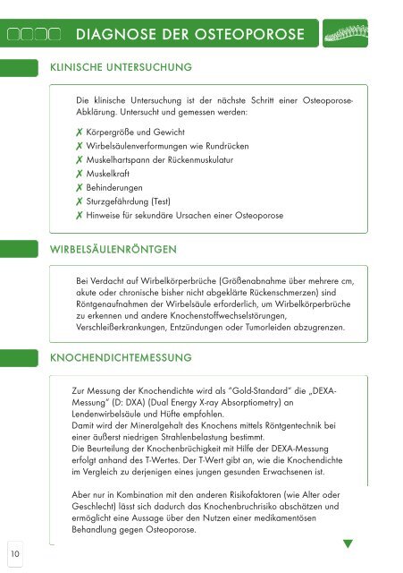 Osteoporose Patientenleitlinie - Dachverband deutschsprachiger ...