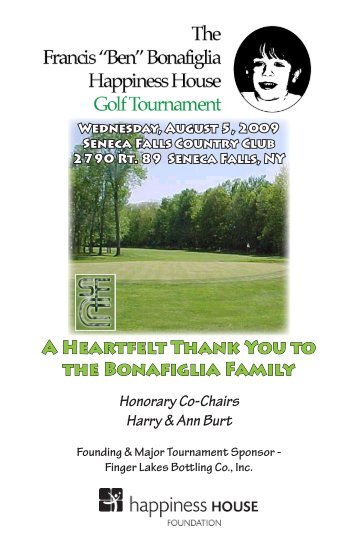 A Heartfelt Thank You to the Bonafiglia Family - Happiness House