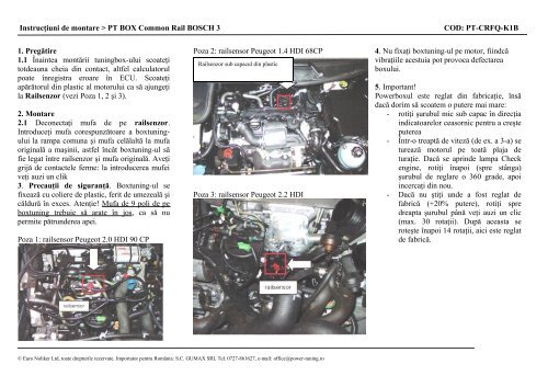 Instructiuni de montare PT-BOX K1B - Power-tuning.ro