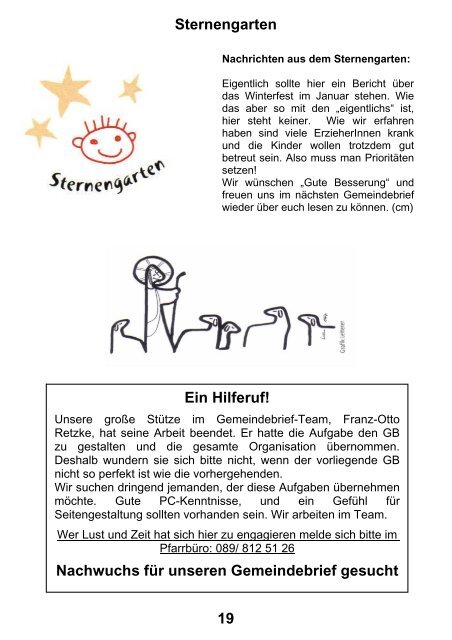 Epiphanias-Gemeindebrief Frühjahr 2008 - Lutherische ...