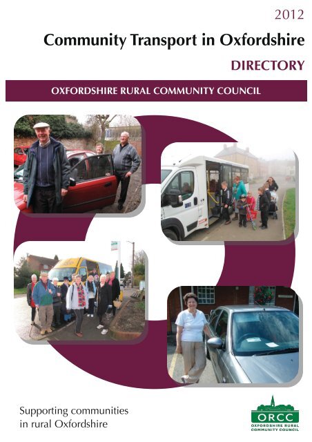 Community Transport in Oxfordshire DIRECTORY