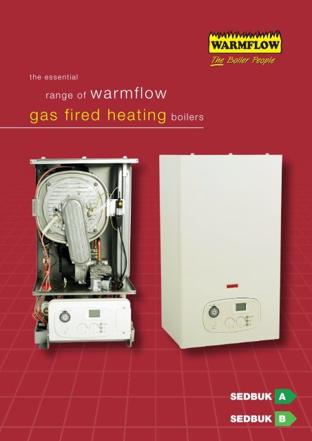 Warmflow gas fired high efficiency combination boilers