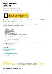 Regens Wagner Dillingen