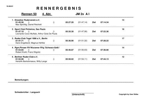 JM 2x A I - Rudergemeinschaft Rotation Berlin e.V.