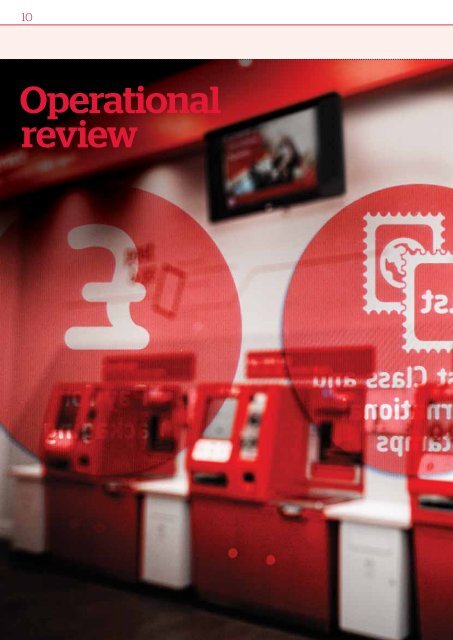 Read more on the Operational review (PDF 1073Kb) - Post Office