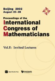 International Congress of Mathematicians