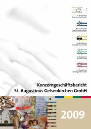 Konzerngeschäftsbericht St. Augustinus Gelsenkirchen GmbH