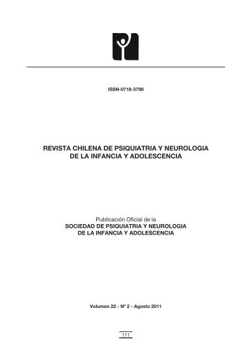revista chilena de psiquiatria y neurologia de la infancia y ...