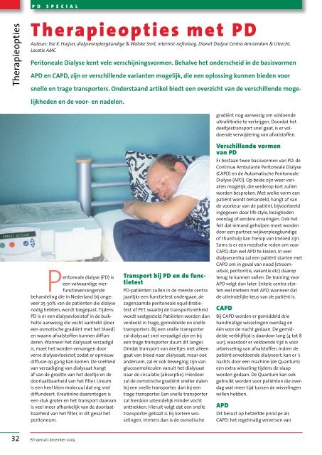 L • V • D • T - Landelijke Vereniging Dialyse en Transplantatie