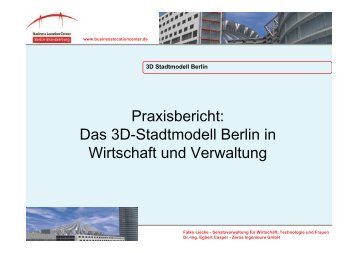 3D Stadtmodell Berlin - virtualcitySYSTEMS GmbH