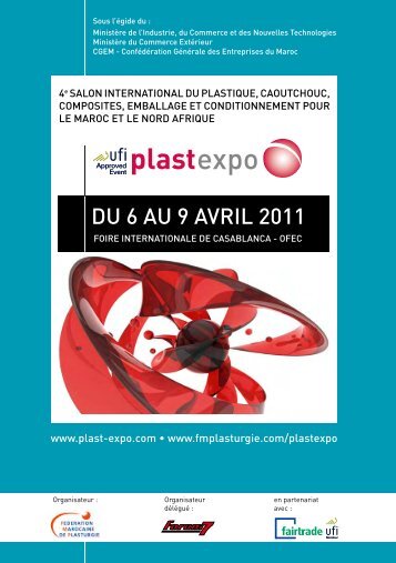 du 6 au 9 avrIl 2011 - Plast expo