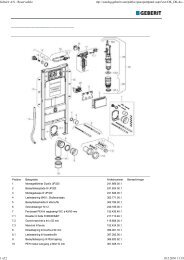 Geberit A/S - Reservedele - Tengi