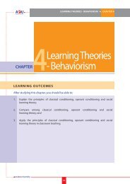 Learning Theories - Behaviorism CHAPTER