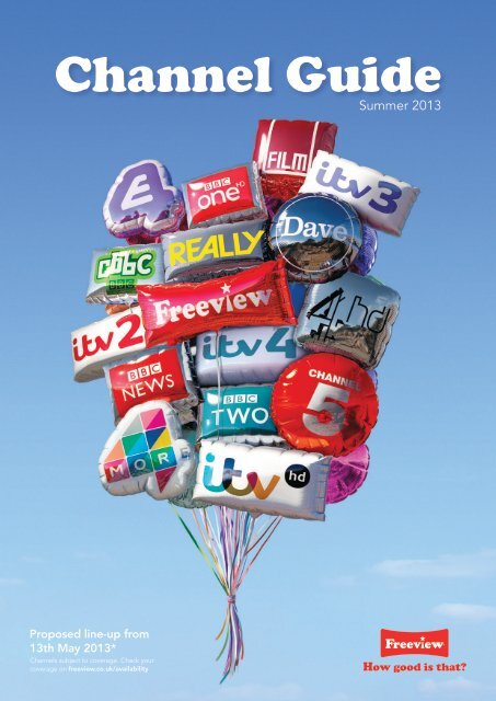 Channel Guide - Freeview