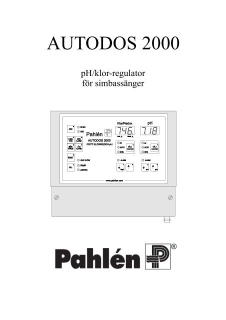 Manual Autodos 2000 - Pahlen.se
