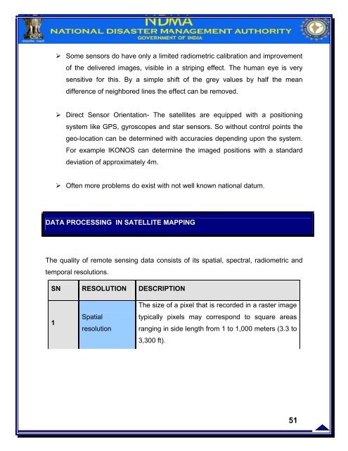 High Resolution 1:10,000 scale Mapping Strategy of Multi ... - NDMA