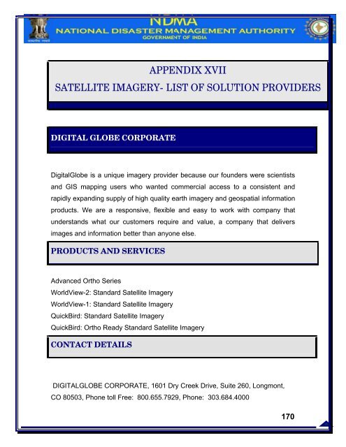 High Resolution 1:10,000 scale Mapping Strategy of Multi ... - NDMA