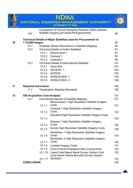 High Resolution 1:10,000 scale Mapping Strategy of Multi ... - NDMA