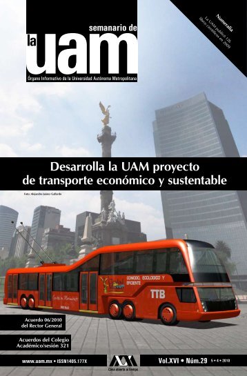 Desarrolla la UAM proyecto de transporte económico y sustentable