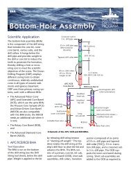 Bottom-Hole Assembly - Ocean Drilling Program