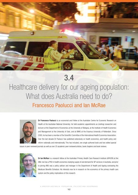 A Greater Australia: Population, policies and governance - CEDA