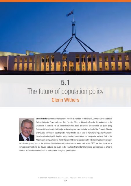 A Greater Australia: Population, policies and governance - CEDA