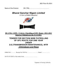 Bharat Sanchar Nigam Limited - WTR - BSNL