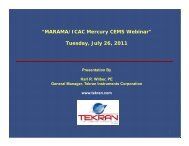 Tekran Presentation - MARAMA