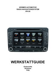 Manual KR G6 DE Werkstattguide - Krämer Automotive